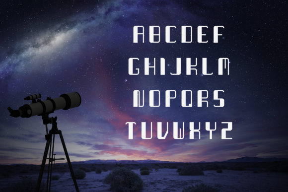 Galaxy Font - Preview 2