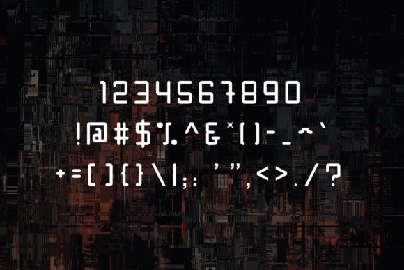 Hacker Font - Preview 4