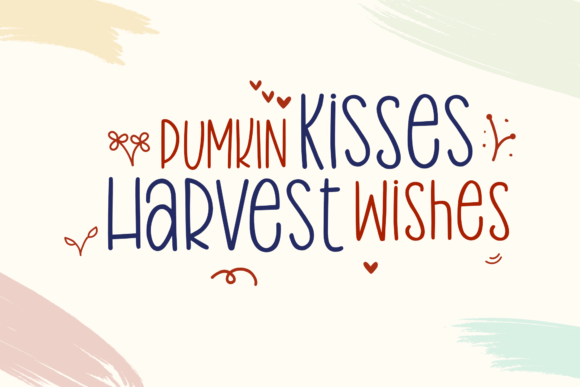 Harvest Delight Font font preview - 3