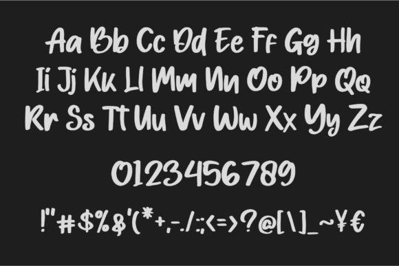 Jane Frediction Font font preview - 4