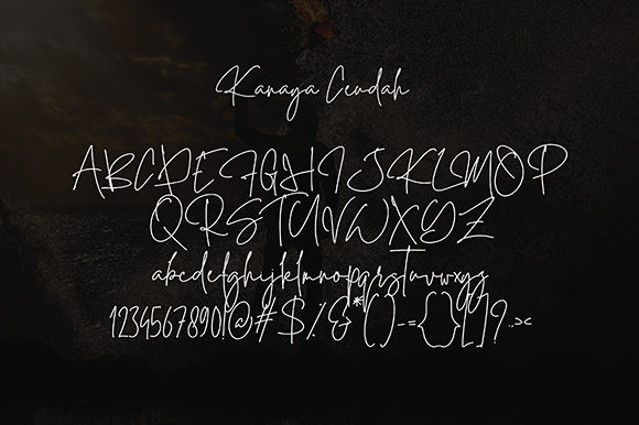 Kanaya Ceudah Font - Preview 5