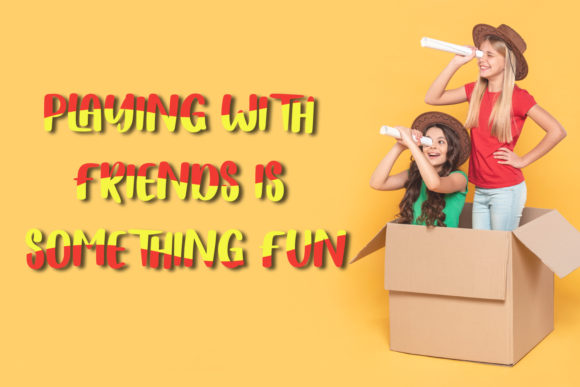 Play Flolalia Font PNG with transparent background - Preview 2