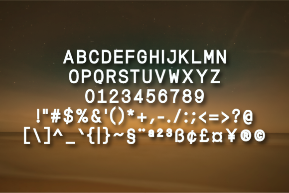 Rebirtson Font PNG with transparent background - Preview 1