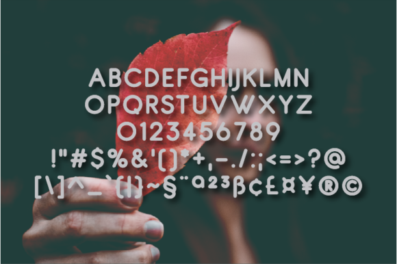 Reluna Font PNG with transparent background - Preview 1