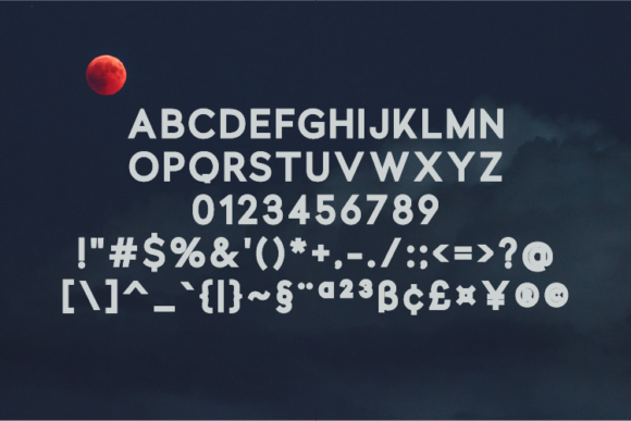 Sanluna Font PNG with transparent background - Preview 1