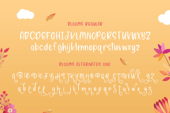 Blooms Font - Preview 4