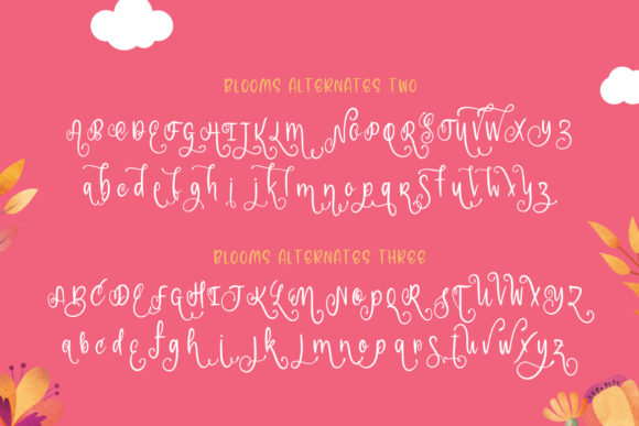 Blooms Font - Preview 5