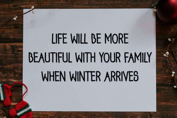 Christmas Holiday Font - Preview 2