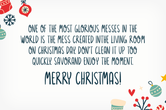 Christmas Merriment Font - Preview 1