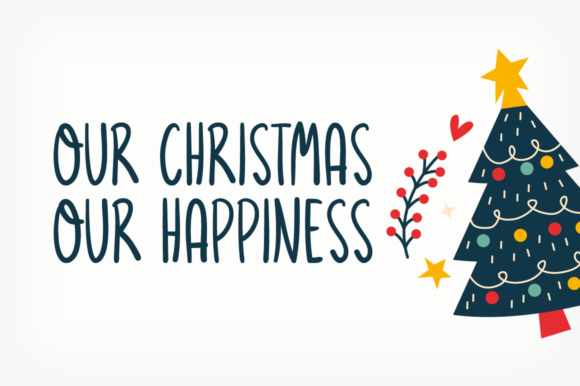 Christmas Merriment Font - Preview 3