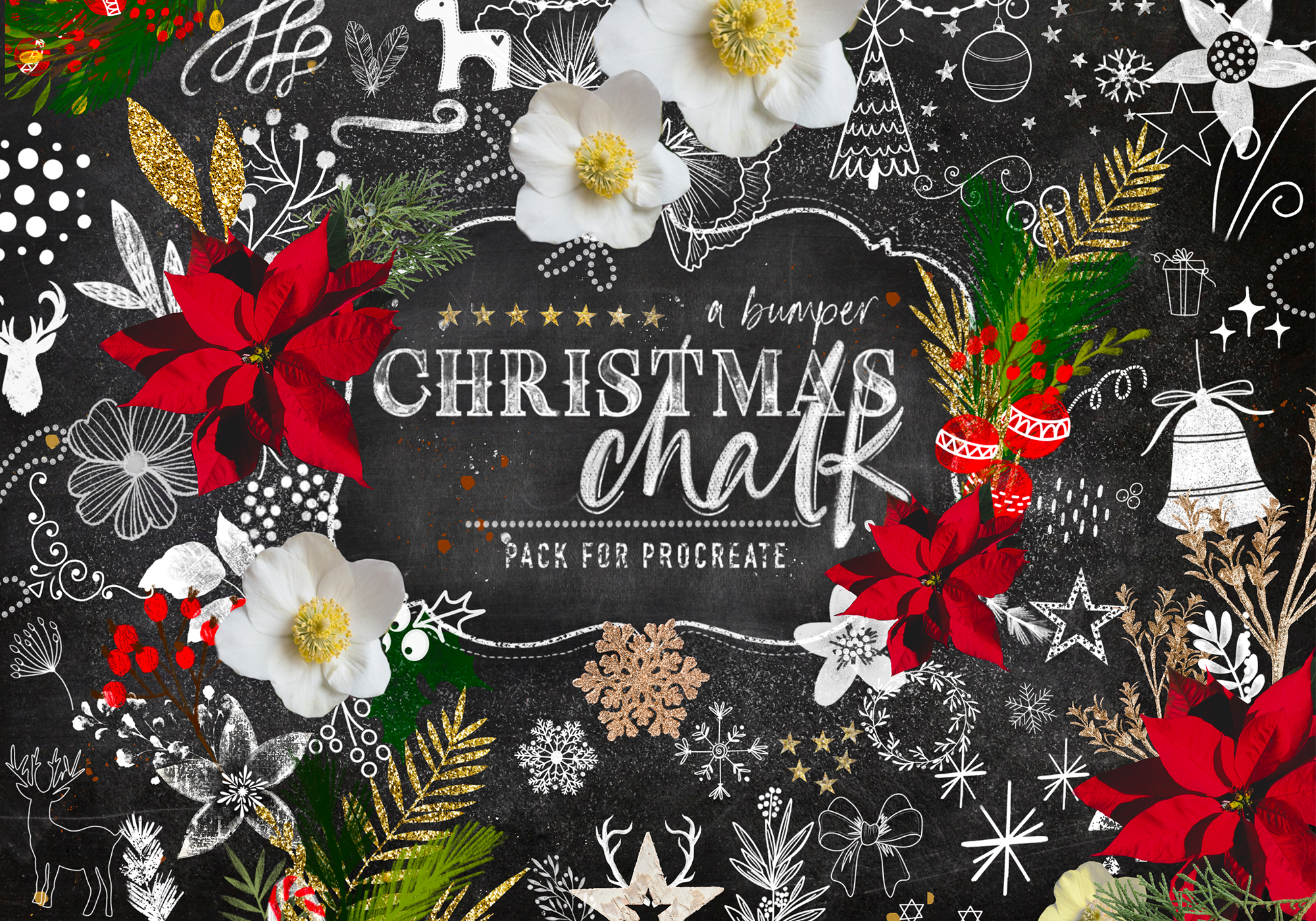 Christmas Procreate Brushes Bundle - photo 3