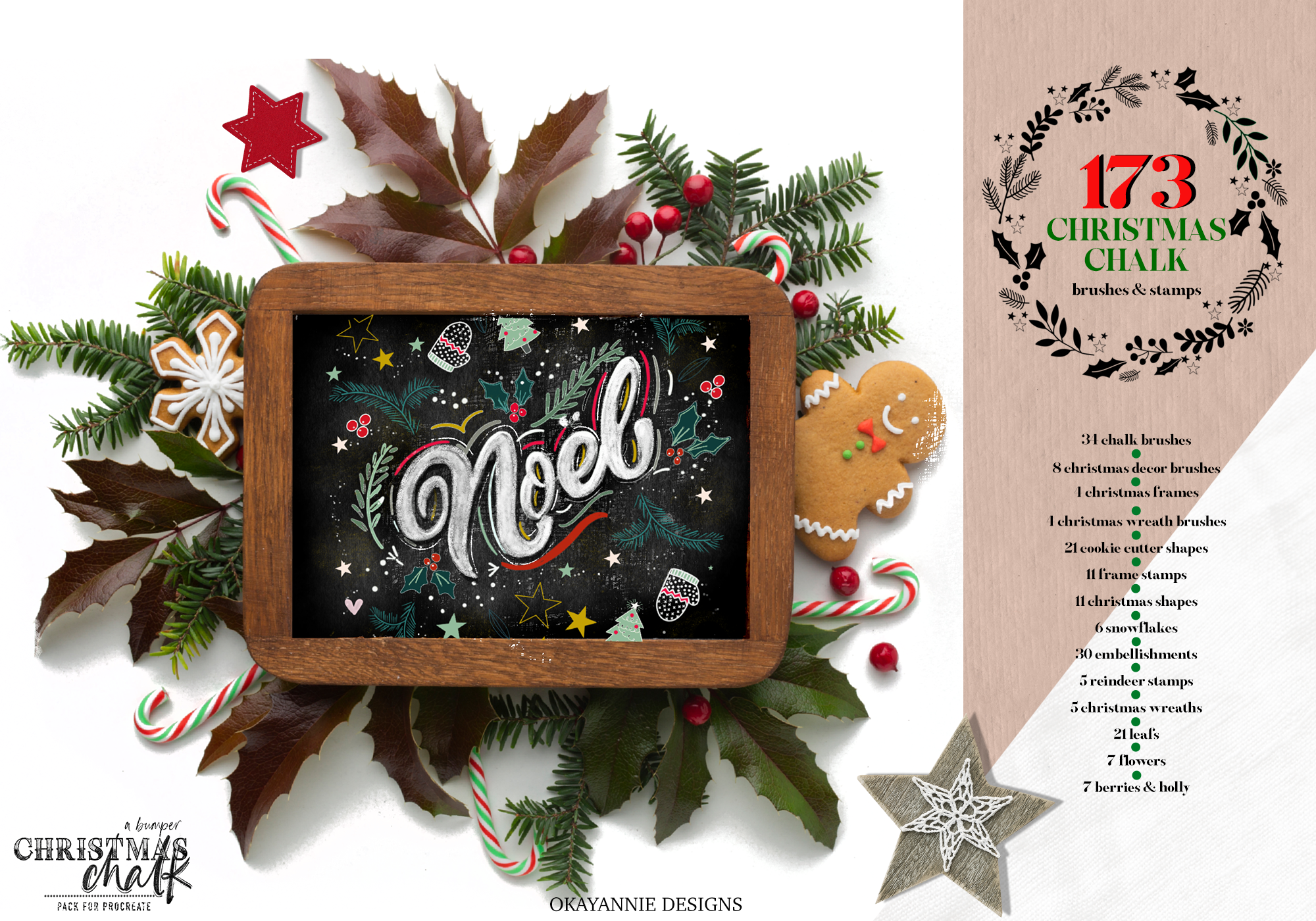 Christmas Procreate Brushes Bundle - photo 4