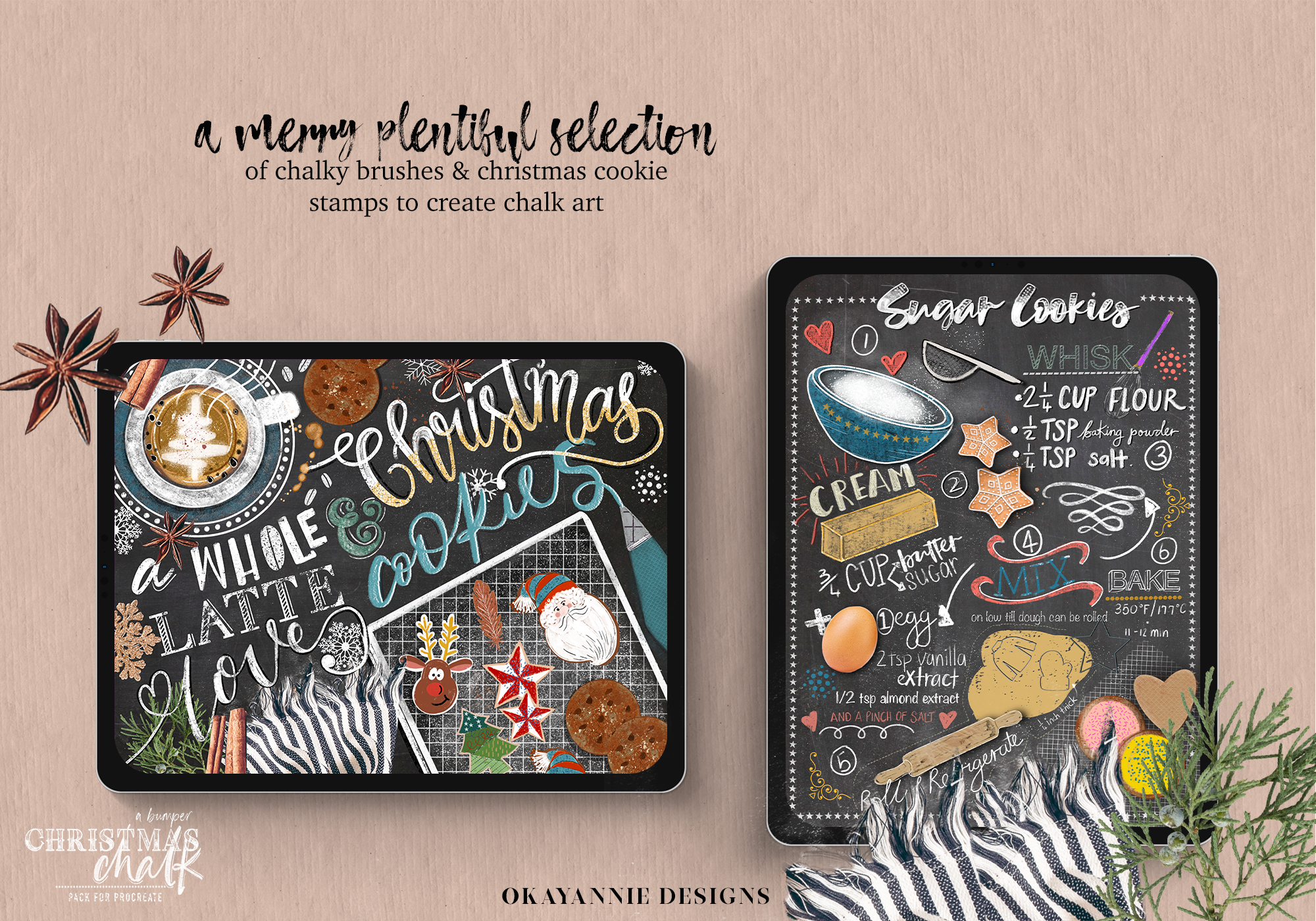 Christmas Procreate Brushes Bundle - photo 6