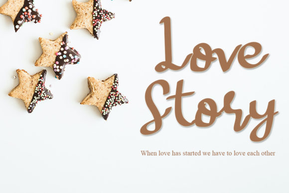 December Lovely Font - Preview 1