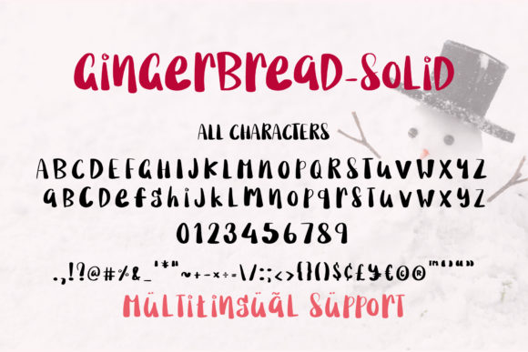 Gingerbread Font - Preview 3