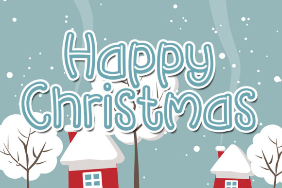 Happy Santa Font - Preview 2