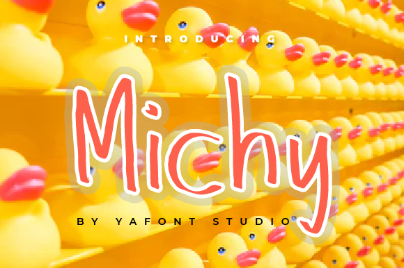 Michy Font font preview - 1