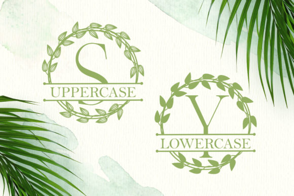 Monogram Gorgeous Font PNG with transparent background - Preview 1