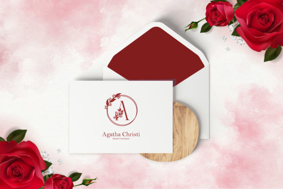 Monogram Rosa Font PNG with transparent background - Preview 3