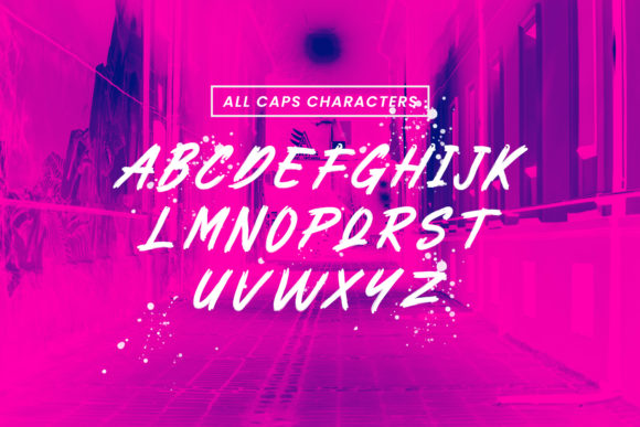 Ragrock Font PNG with transparent background - Preview 3