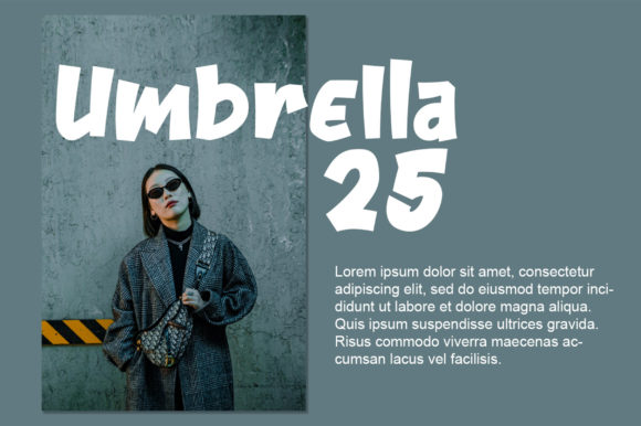 Rhyme Font PNG with transparent background - Preview 2