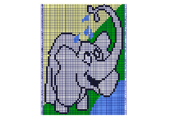 Elephant C2c Corner to Corner Graph Patt