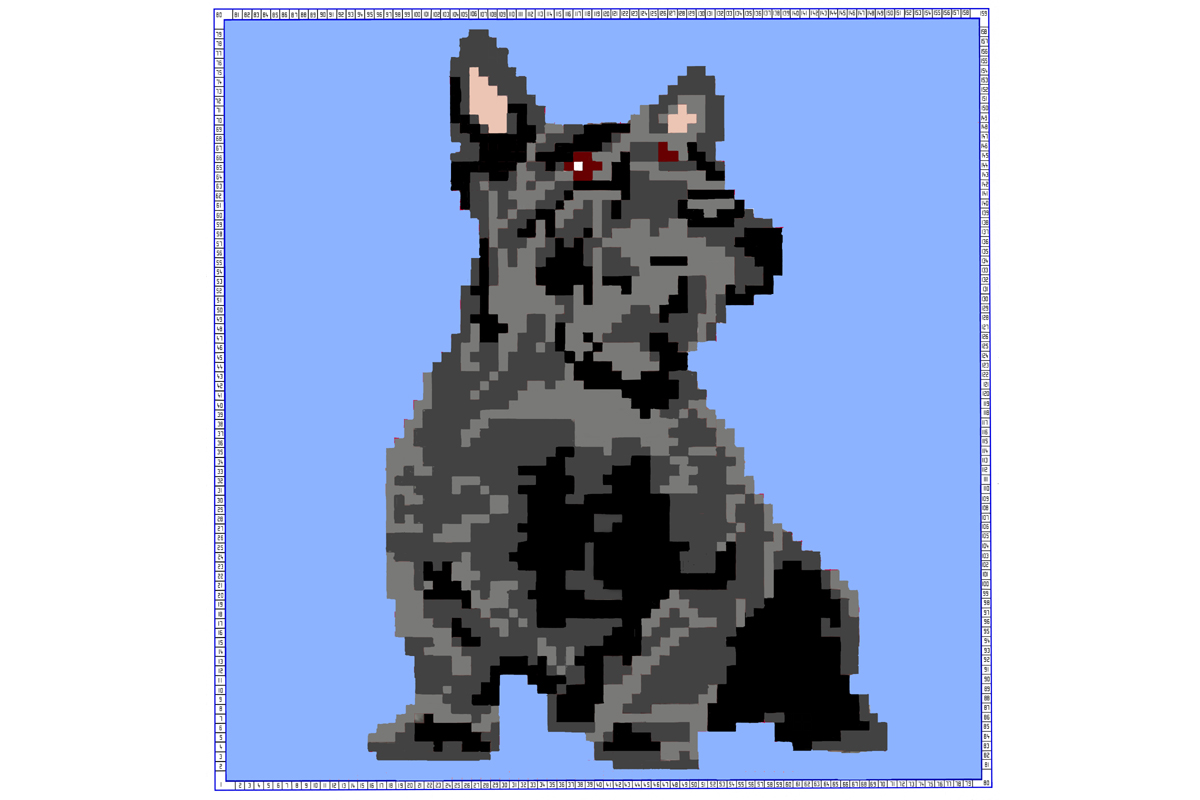 Scottie Dog Corner Toc Orner Throw