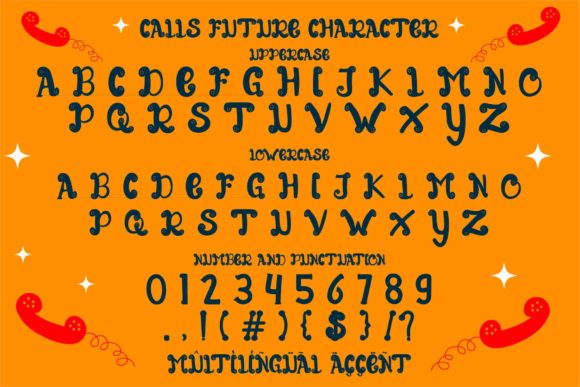 Calls Future Font - Preview 3