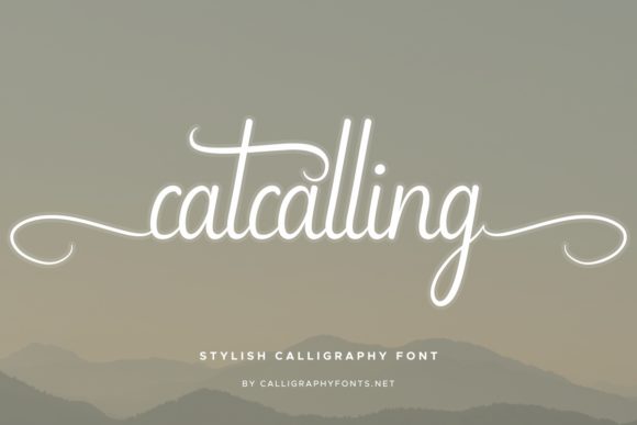 Catcalling Font - Preview 1