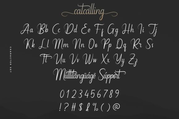 Catcalling Font - Preview 4
