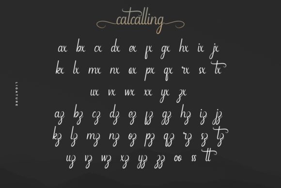 Catcalling Font - Preview 6