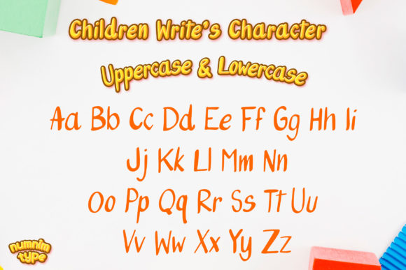 Children Write Font - Preview 1