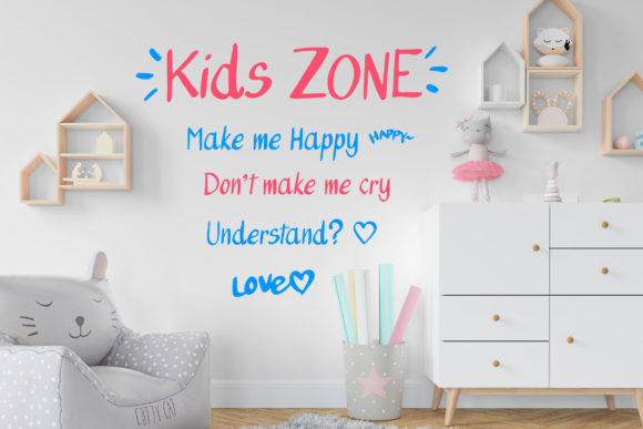Children Write Font - Preview 3