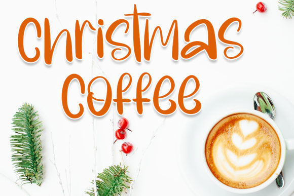 Hot Coffee Font PNG with transparent background - Preview 3