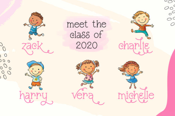 Malory and Mike Font PNG with transparent background - Preview 2