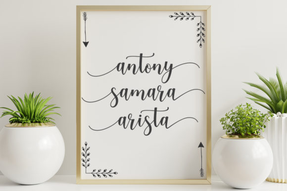 Palm Belly Font PNG with transparent background - Preview 3