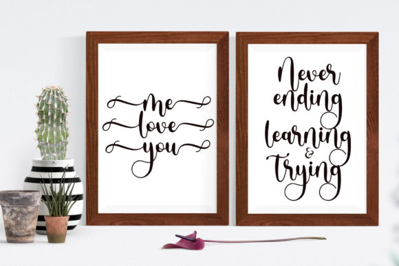 Blush Night Font - Preview 5