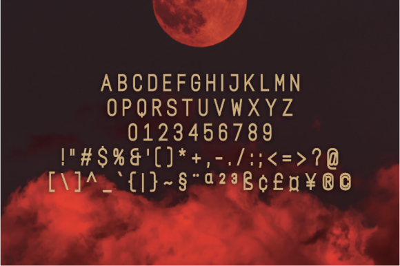 Bultmoon Font - Preview 1