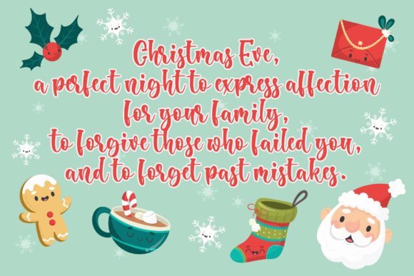 Bunny Christmas Font - Preview 3