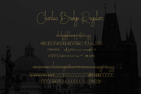 Charles Bridge Signature Handwritten Font - Preview 2
