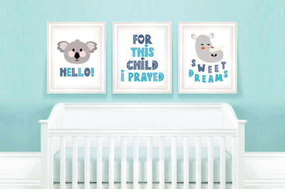 Dingo Nursery Font PNG with transparent background - Preview 2