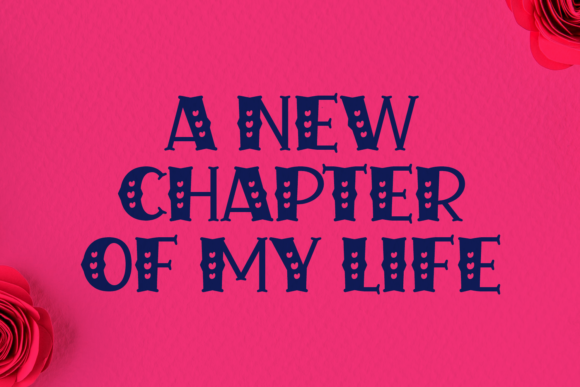 Forever Never End Font PNG with transparent background - Preview 1