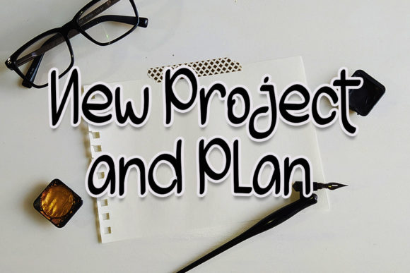 Happy New Year Font - Preview 1