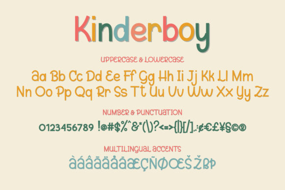 Kinderboy Font - Preview 3
