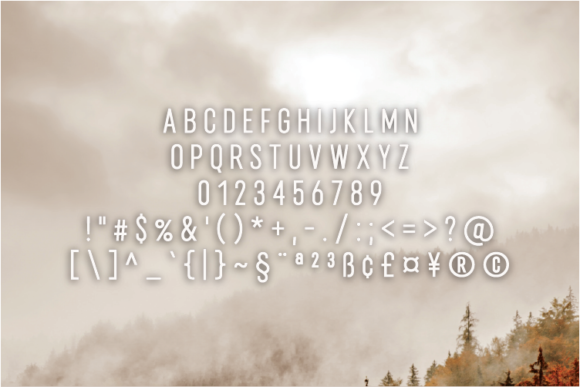 Lavitate Font PNG with transparent background - Preview 1
