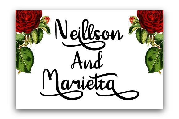 Merilland Font PNG with transparent background - Preview 2
