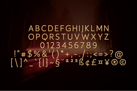 Rrolean Font PNG with transparent background - Preview 1