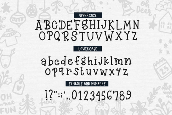 Christmas Joy Font - Preview 1
