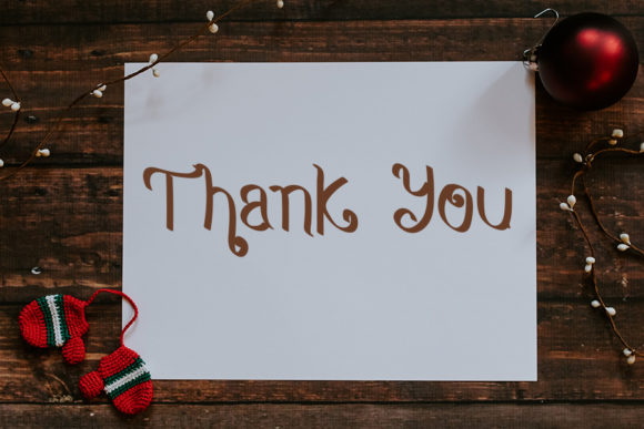 Christmas Sweety Font PNG with transparent background - Preview 3