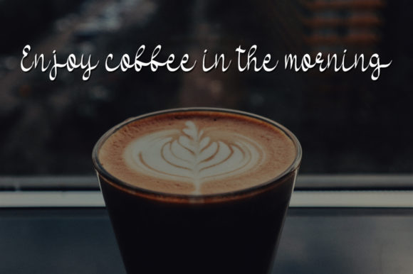 Coffee Cup Font - Preview 1